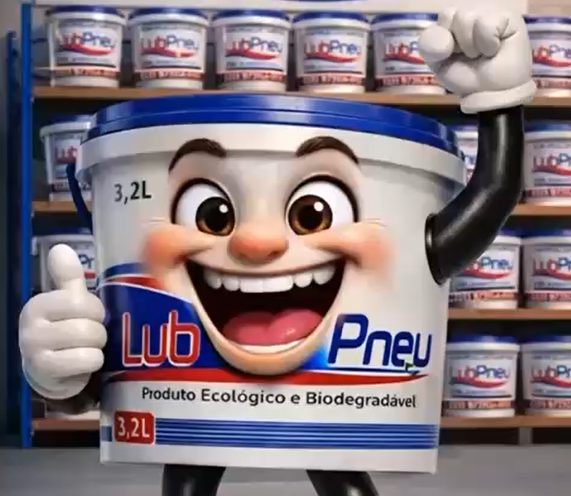 Balde de Vaselina Lubpneu de 3,2L no pátio de fabricação